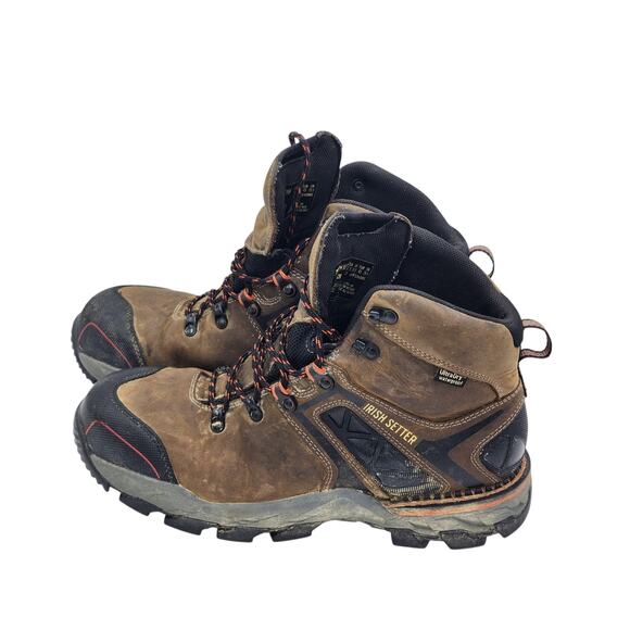 Irish Setter Boots Men 11.5 Work UltraDry Waterproof 83628 Leather Safety Hiking - Picture 12 of 16